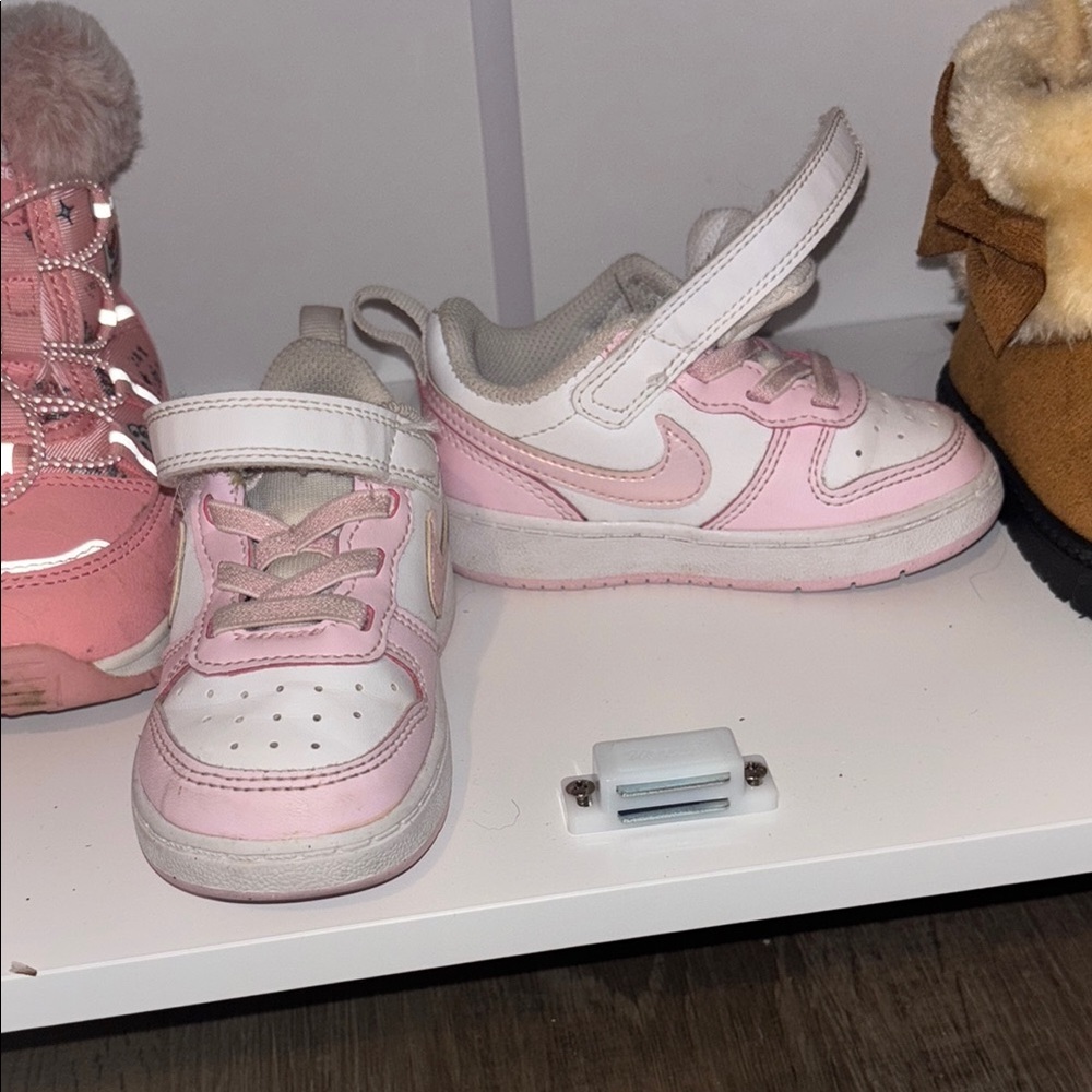 Kids Pink and White Shoes 5.5 T